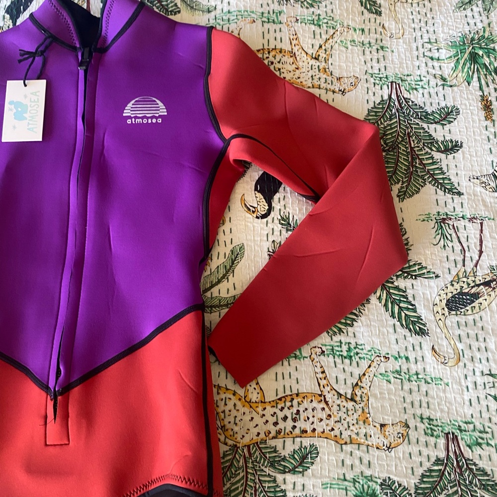 Front Zip Spring suit Splice. NWT - Picture 2 of 7